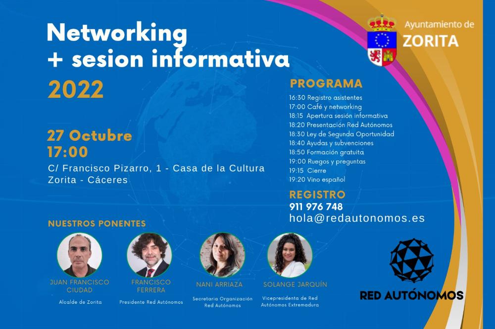 Imagen Networking, sesiones informativas y más ... En Zorita